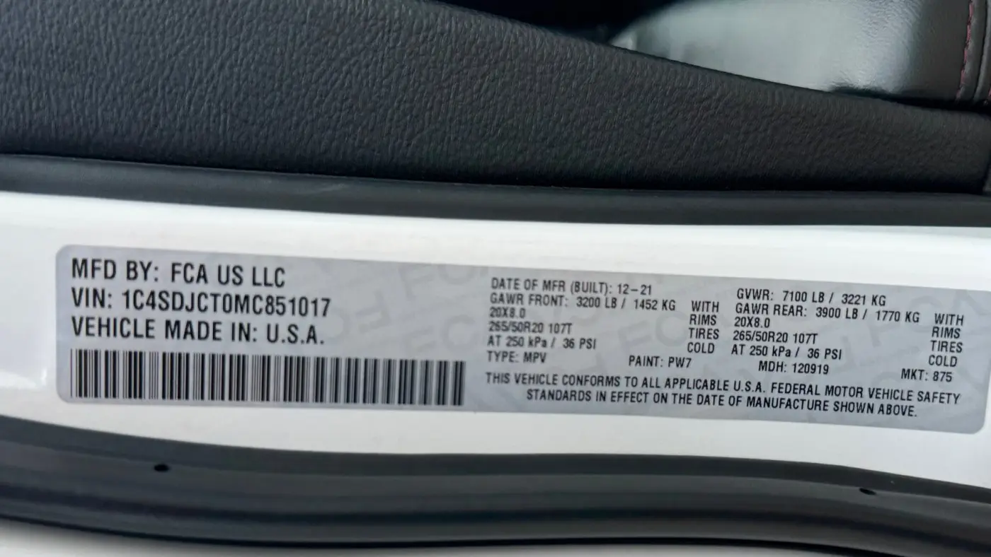 2021 Dodge Durango R/T