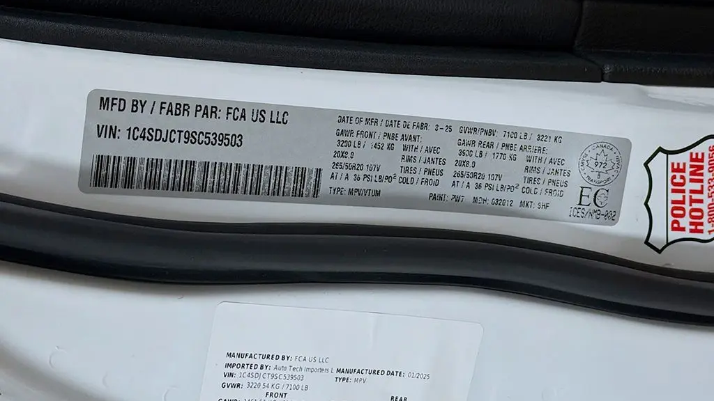 2025 Dodge Durango R/T Plus