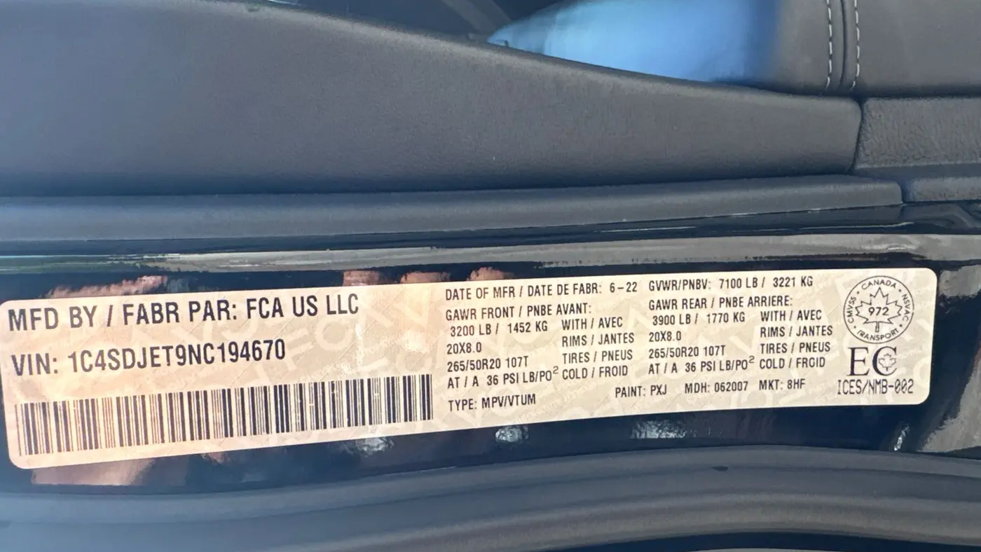 2022 Dodge Durango Citadel