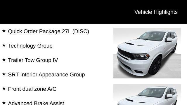 2018 Dodge Durango SRT