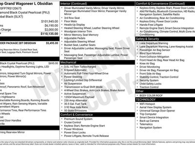 2024 Jeep Grand Wagoneer L 4X4 Obsidian 4DR SUV