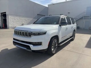 2024 Jeep Grand Wagoneer L with Bright White Clearcoat Exterior