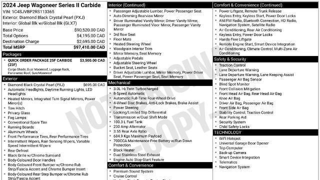 2024 Jeep Wagoneer Carbide