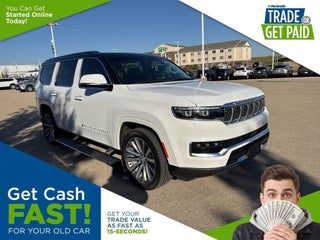 2022 Jeep Grand Wagoneer with Bright White Clearcoat Exterior