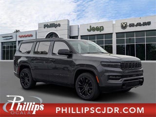 2024 Jeep Grand Wagoneer with Baltic Gray Metallic Clearcoat Exterior