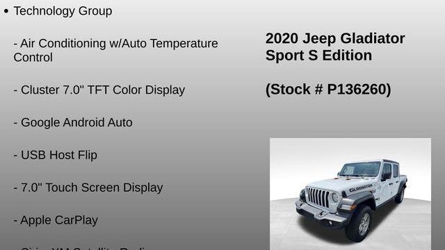 2020 Jeep Gladiator Sport Altitude