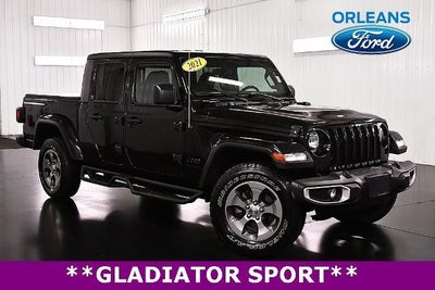 2021 Jeep Gladiator 4X4 Sport 4DR Crew Cab 5.0 FT. SB