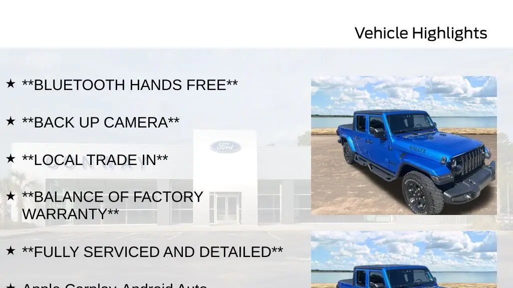 2023 Jeep Gladiator Texas Trail