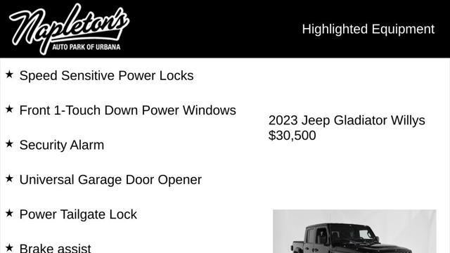 2023 Jeep Gladiator Willys