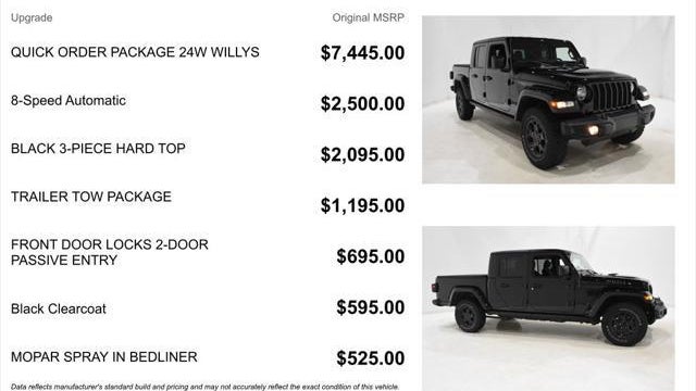 2023 Jeep Gladiator Willys