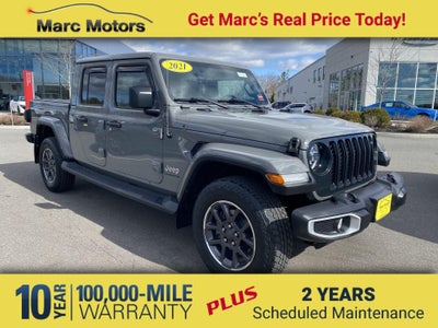 2021 Jeep Gladiator 4X4 Overland 4DR Crew Cab 5.0 FT. SB