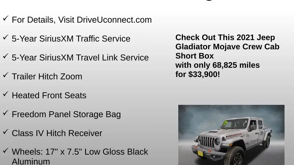 2021 Jeep Gladiator Mojave