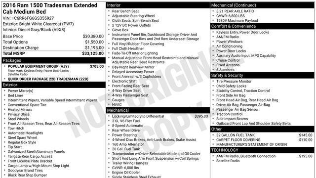2016 Ram 1500 Express Fleet