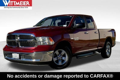 2014 RAM 1500 4X2 SLT 4DR Quad Cab 6.3 FT. SB Pickup