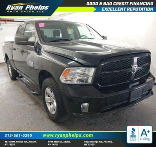 2018 Ram 1500 with Brilliant Black Crystal Pearlcoat Exterior