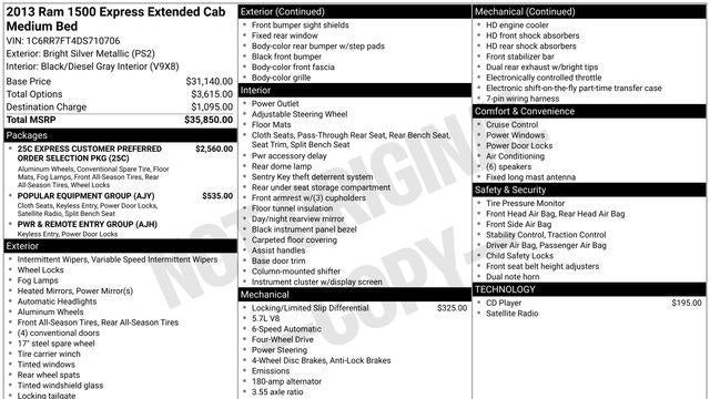 2013 Ram 1500 Tradesman