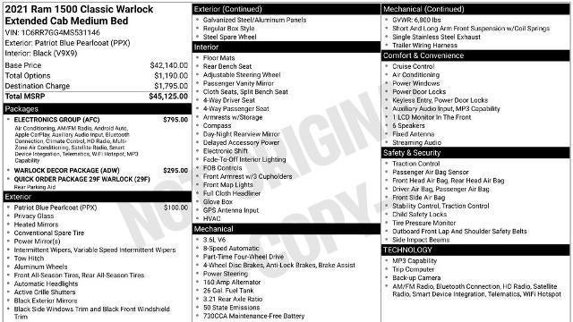 2021 Ram 1500 Classic SLT