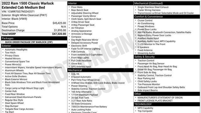 2022 Ram 1500 Classic SLT