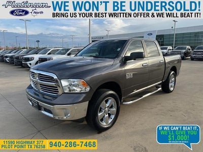 2017 RAM 1500 4X4 Big Horn 4DR Crew Cab 5.5 FT. SB Pickup