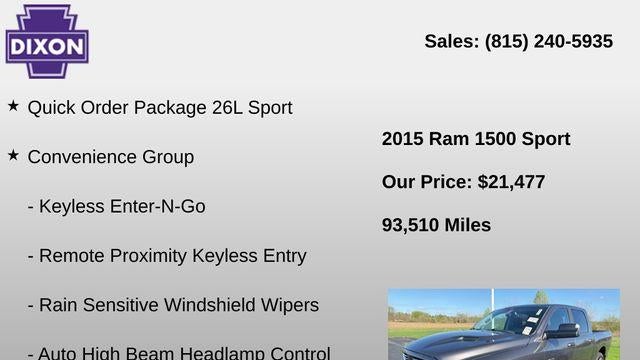 2015 Ram 1500 Sport