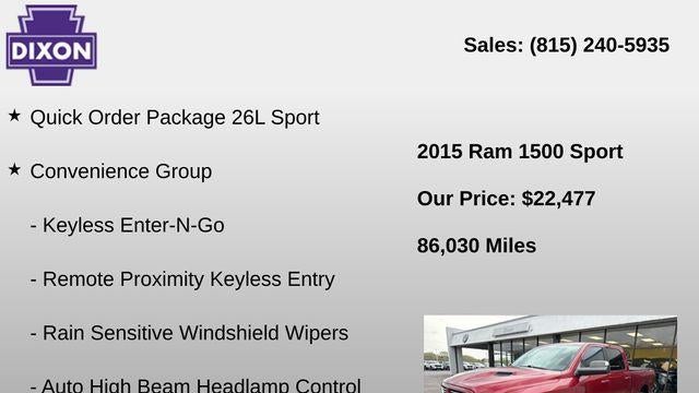 2015 Ram 1500 Sport