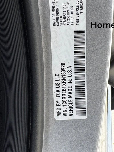 Photo of a 2024 RAM 1500 4X2 Big Horn 4DR Quad Cab 6.4 FT. SB Pickup for sale