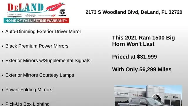 2021 Ram 1500 Big Horn
