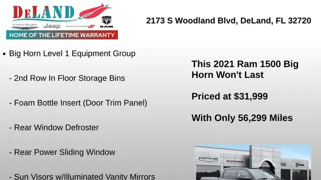 2021 Ram 1500 Big Horn