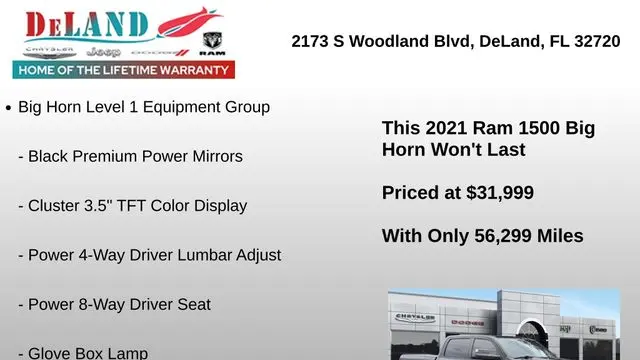 2021 Ram 1500 Big Horn