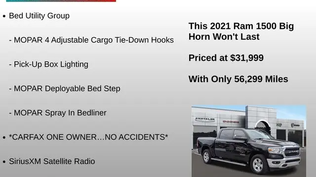2021 Ram 1500 Big Horn