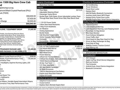 Photo of a 2026 Ram 1500 4X2 Big Horn 4DR Crew Cab 5.6 FT. SB Pickup for sale