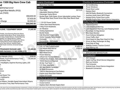 Photo of a 2026 Ram 1500 4X2 Big Horn 4DR Crew Cab 5.6 FT. SB Pickup for sale