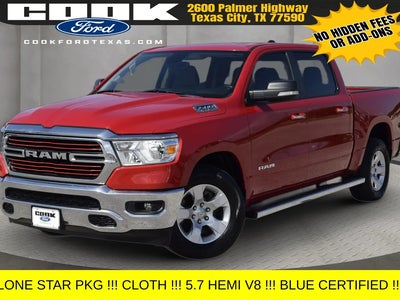 2019 RAM 1500 4X2 Big Horn 4DR Crew Cab 5.6 FT. SB Pickup