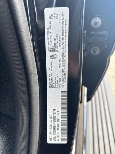 Photo of a 2022 RAM 1500 4X2 Limited 4DR Crew Cab 5.6 FT. SB Pickup for sale