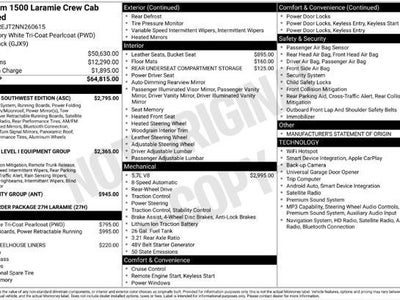 2022 Ram 1500 4X2 Laramie 4DR Crew Cab 5.6 FT. SB Pickup