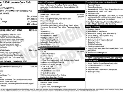 Photo of a 2021 Ram 1500 4X2 Laramie 4DR Crew Cab 5.6 FT. SB Pickup for sale