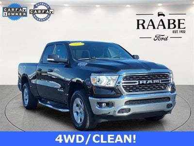 2022 RAM 1500 4X4 Big Horn 4DR Quad Cab 6.4 FT. SB Pickup