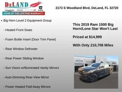 Photo of a 2019 Ram 1500 4X4 Big Horn 4DR Crew Cab 5.6 FT. SB Pickup for sale