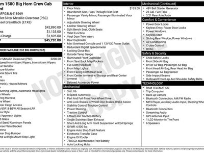 2020 Ram 1500 4X4 Big Horn 4DR Crew Cab 5.6 FT. SB Pickup