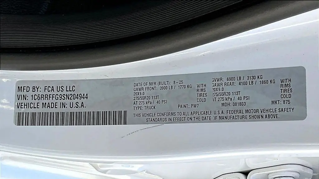 2025 Ram 1500 Big Horn