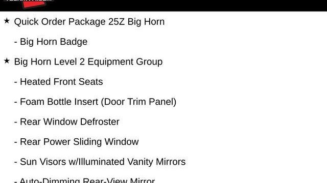 2021 Ram 1500 Big Horn