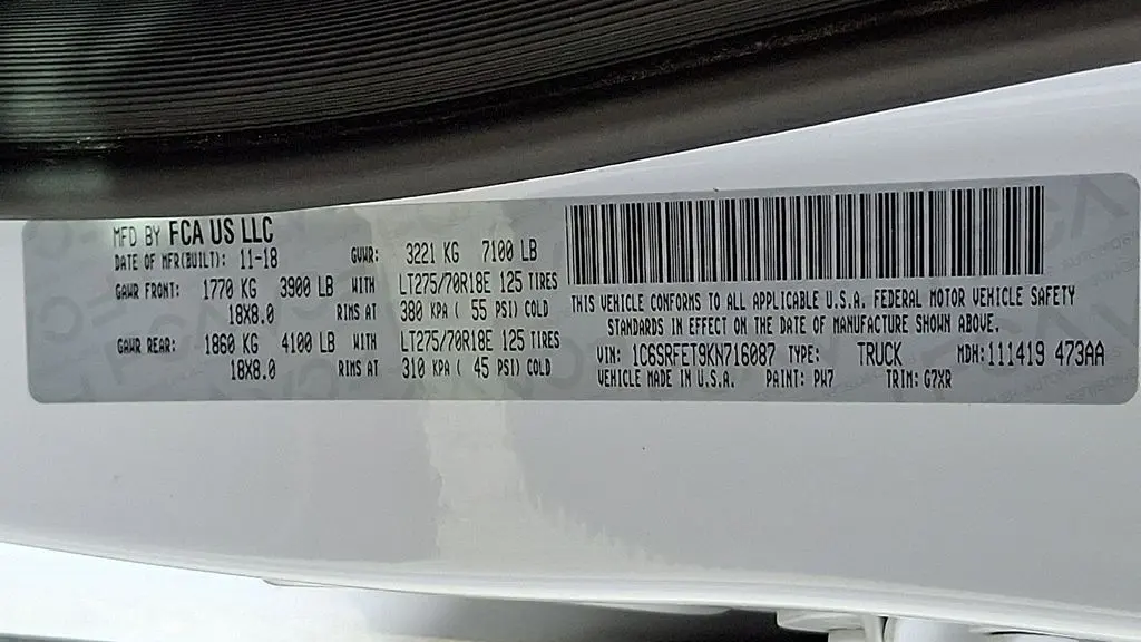 2019 Ram 1500 Rebel