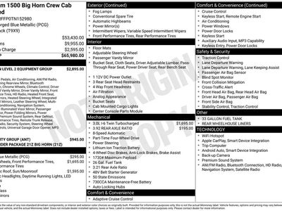 Photo of a 2026 Ram 1500 4X4 Big Horn 4DR Crew Cab 5.6 FT. SB Pickup for sale