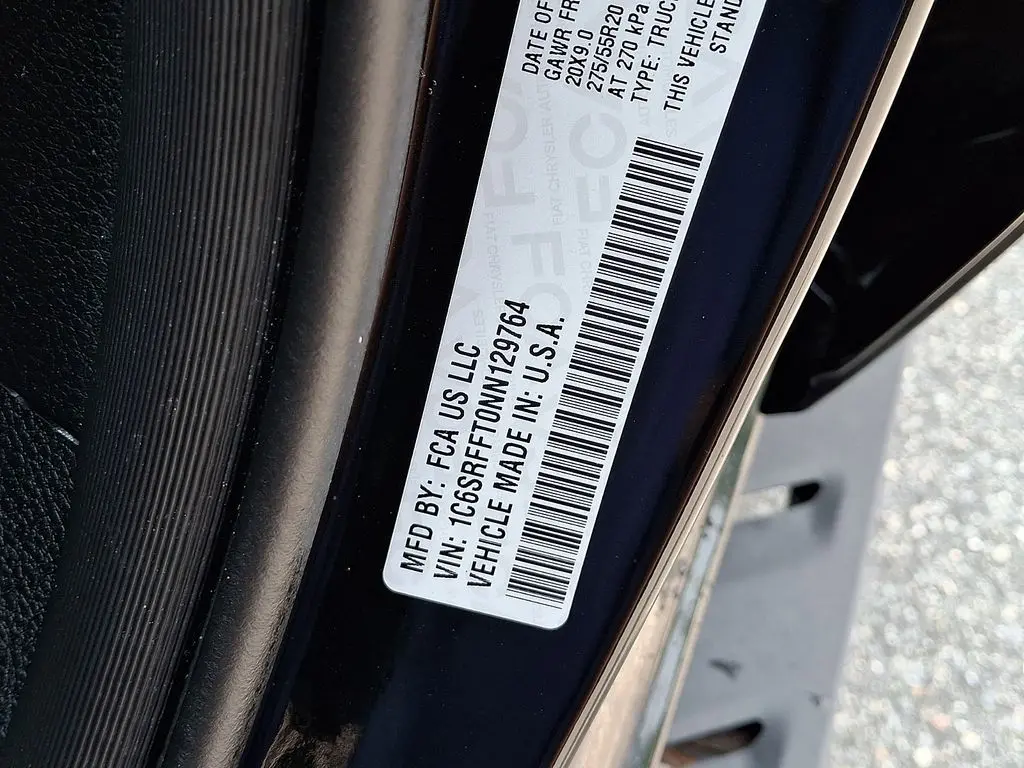 2022 Ram 1500 - $33,000