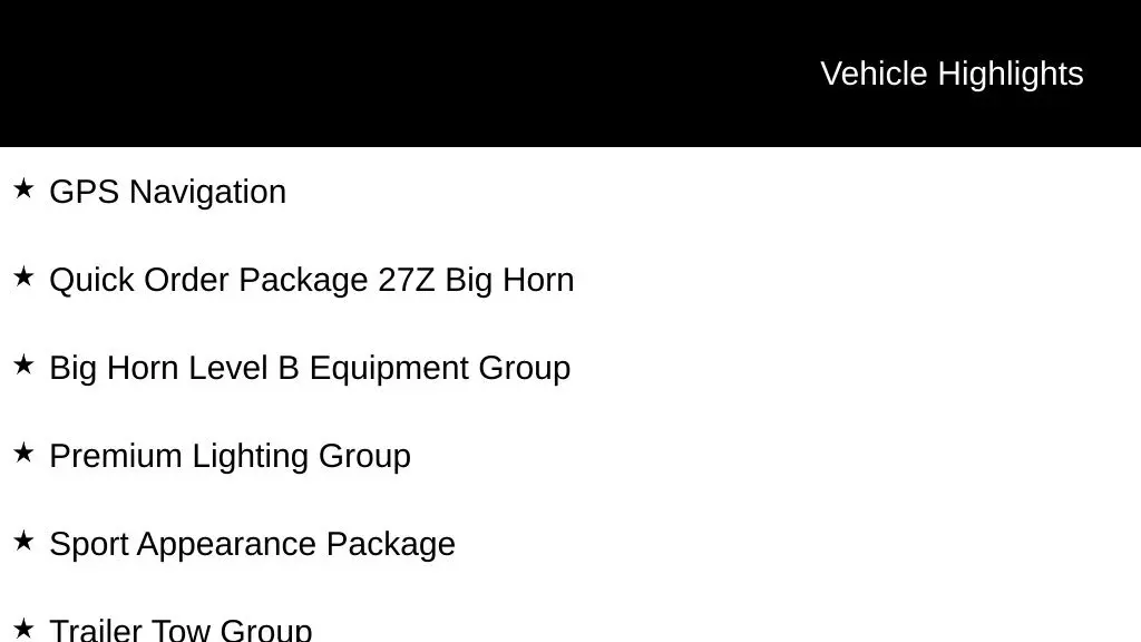 2023 Ram 1500 Big Horn