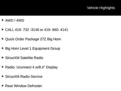 Photo of a 2021 Ram 1500 4X4 Big Horn 4DR Crew Cab 5.6 FT. SB Pickup for sale