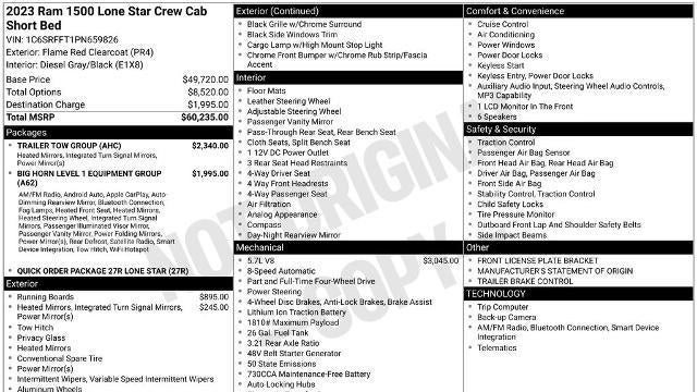 2023 Ram 1500 Big Horn
