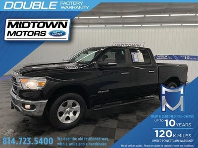 2019 RAM 1500 4X4 Big Horn 4DR Crew Cab 5.6 FT. SB Pickup