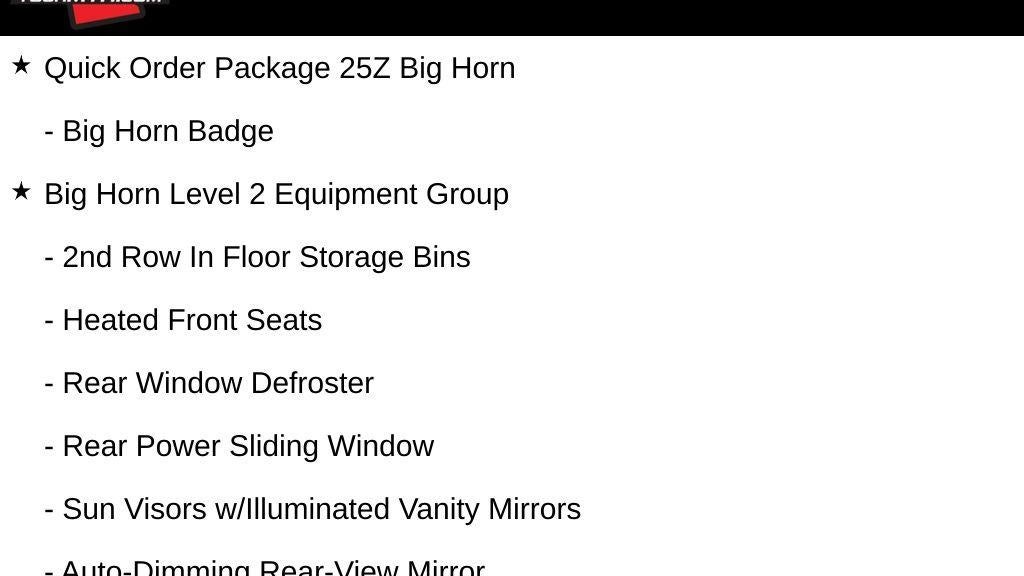 2022 Ram 1500 Big Horn