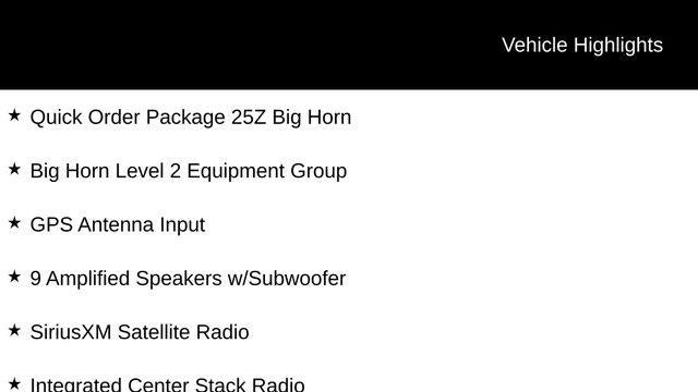 2022 Ram 1500 Big Horn